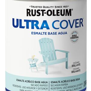 Esmalte Al Agua Ultra Cover 946ml Oceano Rust Oleum